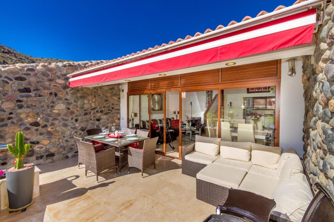 Casa Holmston, Duplex Villa With Hot Tub In Anfi Tauro Topaz Mogán 외부 사진